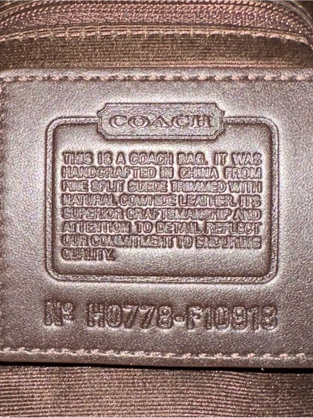 Vintage Coach Y2K Soho Camel Brown Suede Flap Buckle Shoulder Bag Purse F10918 - Picture 2 of 12